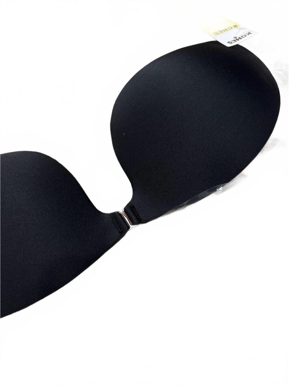 Black Strapless Adhesive Bra Size B - Picture 2 of 4